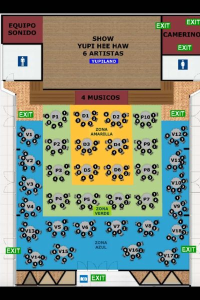 Mapa real Music Yupi Hee Haw